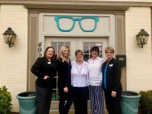 The Kartesz Eye Care staff outside the Valley View office in Roanoke, Virginia